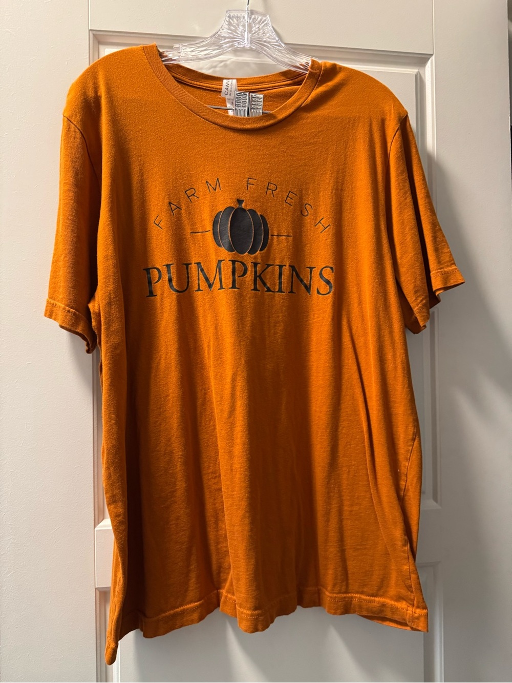 Bella Canvas Orange 'Farm Fresh Pumpkins' Short Sleeve Tee